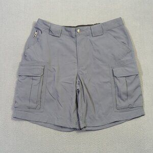 Duluth Trading Co Shorts Men's L Blue Dry On The Fly 9" Cargo